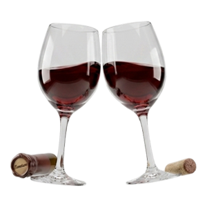 Dos copas de vino